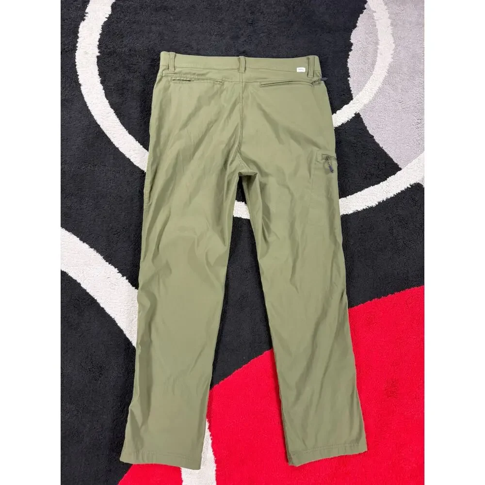 Orvis Pants Mens 36x32 Tech Pant Green Casual Stretch Hiking Cargo Outdoor